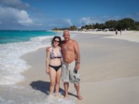 Anguilla was very accepting of interracial couples. Good thing or we might have been in trouble! (OK, I&#39;m not that dark but wow, she is mighty white!)